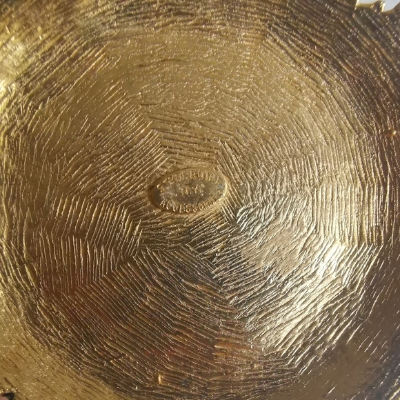 VTG Stylebuilt Accessories NY Dolphin/Koi Scallop Shell Dish Hollywood Regency - Picture 8 of 15